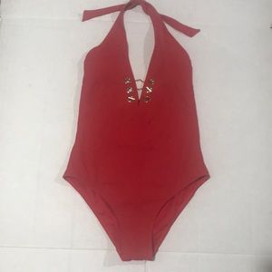 Deep Plunge One Piece Swimsuit